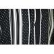 Pronti Black / Cream Polka Dot / Striped Design Long Sleeve Shirt S6353
